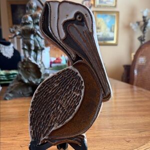 Victoria Littlejohn of OregonHandmade Stoneware Hang&Trivet CorkBackRare&VTG